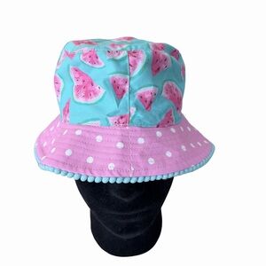Matilda Jane Enchanted Garden Shady Sunny Reversible Bucket Hat. Size M